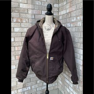 NWOT Carhartt Dark Brown Jacket w/ RealTree lining